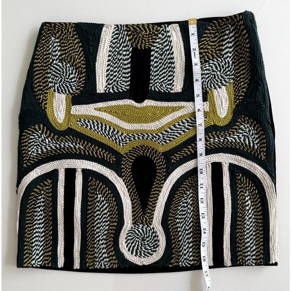 H&M Exclusive Embroidered Tube Skirt, Tribal Print size 4 - Picture 9 of 9